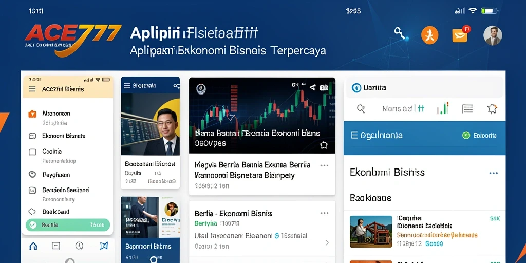 Tampilan antarmuka ACE777 yang informatif untuk berita ekonomi.