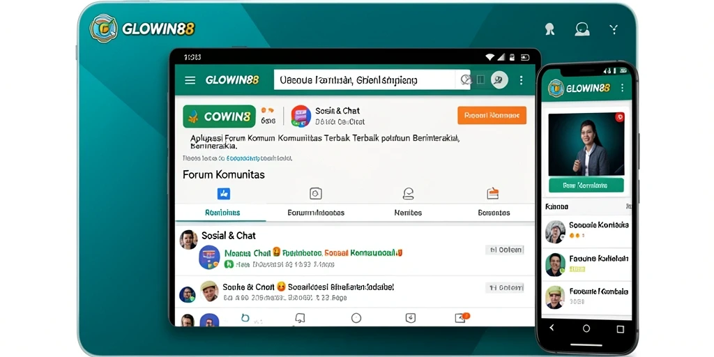 Tampilan antarmuka GLOWIN88 yang menarik dan interaktif.