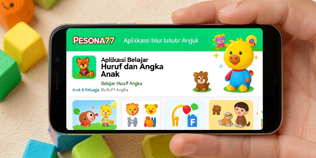 Antarmuka aplikasi PESONA77 yang cerah dan interaktif.