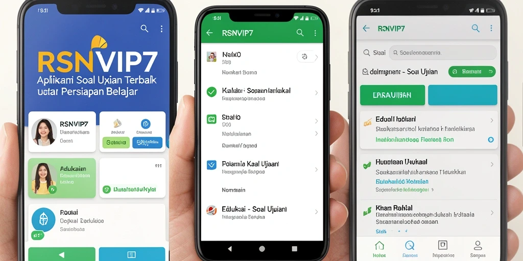 Tampilan antarmuka RSNVIP7 yang sederhana dan efektif untuk belajar.